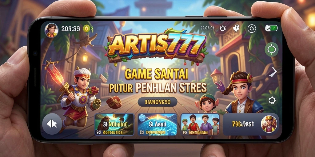 Tampilan gameplay ARTIS777 yang seru dan penuh warna.