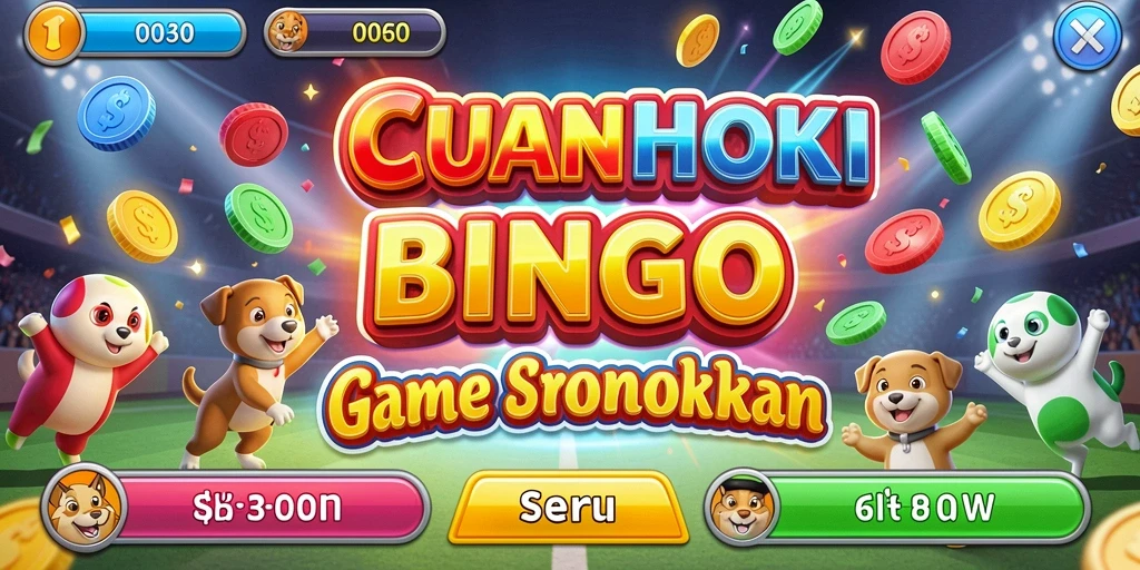 Menampilkan gameplay seru dari game Bingo CUANHOKI.