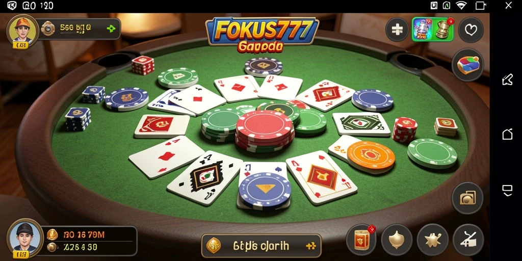 Tampilan gameplay seru dan interaktif di FOKUS777.