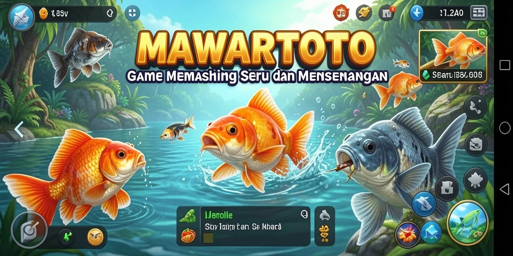 Screenshot gameplay memancing di MAWARTOTO yang menampilkan aksi menarik.