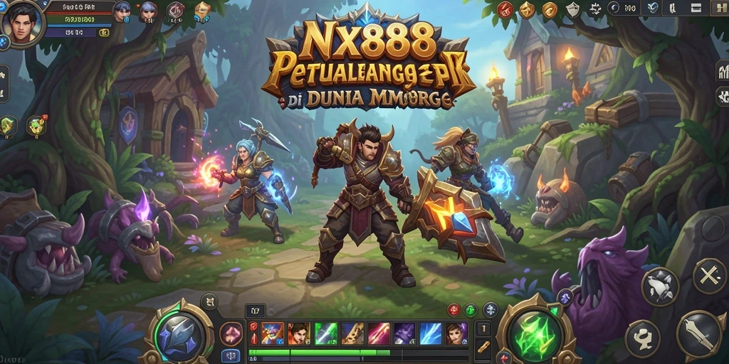 Tampilan gameplay menarik di dunia fantasi NX888 dengan aksi seru.