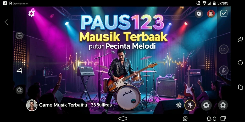 Screenshot utama PAUS123 menampilkan gameplay yang interaktif dan menyenangkan.