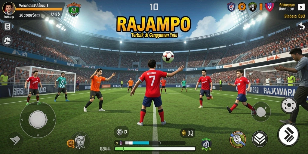 Tampilan menarik dari gameplay RAJAMPO saat bertanding.
