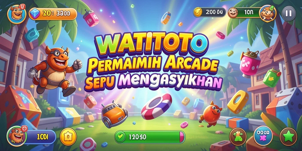 Tampilan utama gameplay WATITOTO yang seru dan penuh tantangan.