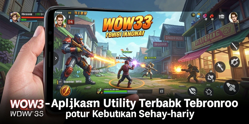 Screenshot menunjukkan antarmuka WOW33 yang sederhana dan fungsional.